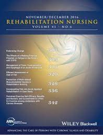Rehabilitation Nursing Journal Magazine Subscription